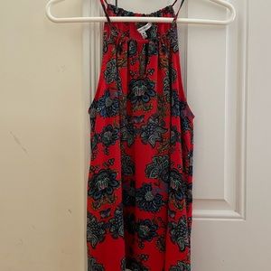 Ladies floral tank top